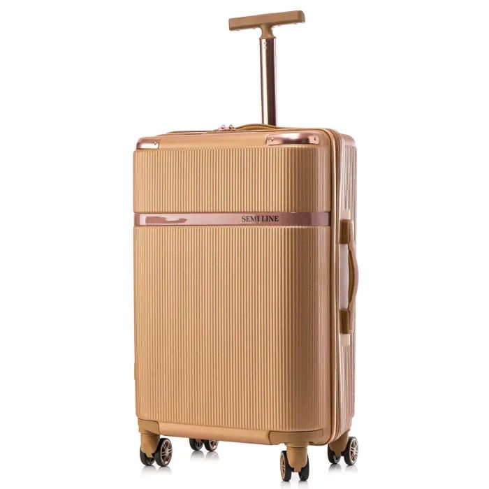 Чемодан Semi Line 24" (M) Gold (T5667-3) (DAS302655)