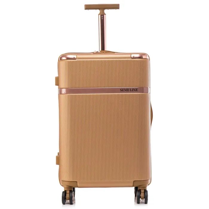 Чемодан Semi Line 24" (M) Gold (T5667-3) (DAS302655) изображение 2