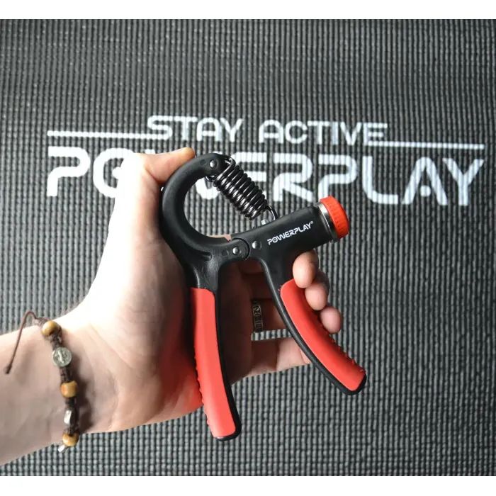 Эспандер PowerPlay кистьовий 10-40 кг Strength Grip Чорно-зелений (PP_4323_Bl/Green) изображение 4