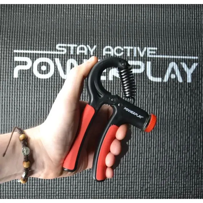 Еспандер PowerPlay кистьовий 10-40 кг Strength Grip Чорно-червоний (PP_4323_Bl/Red) зображення 5