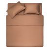 Підковдра Ardesto Mix&Match 100% бавовна, сатин коричневий 160х220 см (ART1622DVH) зображення 5