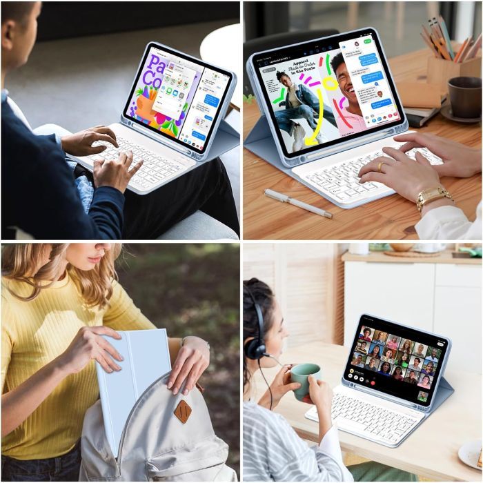 Чехол для планшета BeCover Keyboard Apple iPad Air 11" M2/M3 (2024/2025) Black (711394) изображение 6