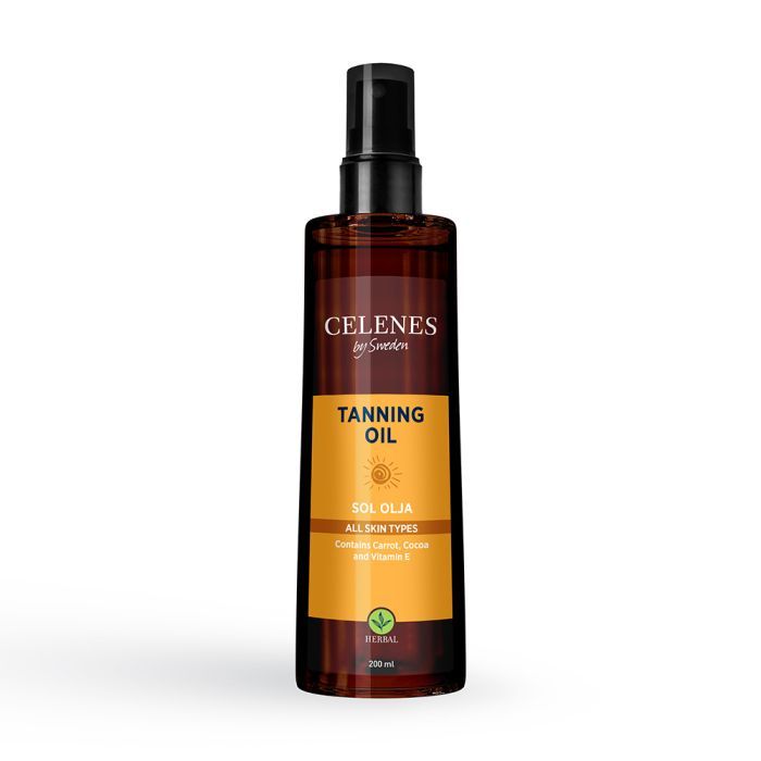 Средство для загара Celenes Tanning Oil Масло 200 мл (7350104249656)