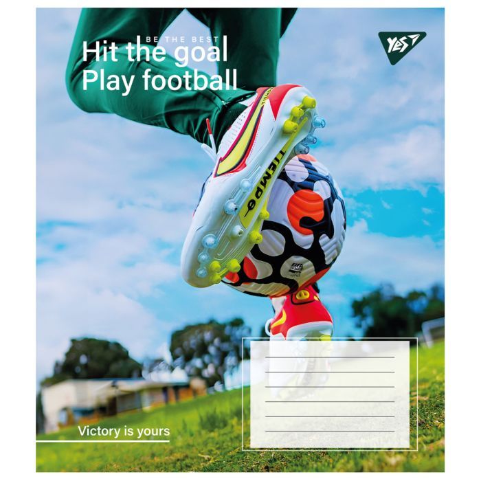 Зошит Yes Hit the goal 48 аркушів лінія (767390) зображення 4