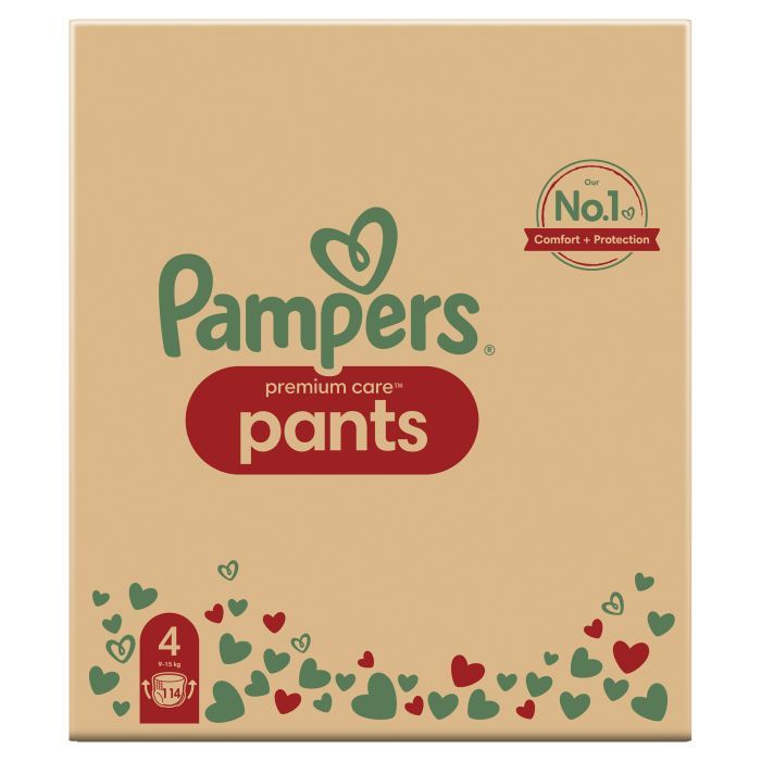 Подгузники Pampers Premium Care Pants Розмір 4 (9-15 кг) 124 шт (8006530315852) изображение 3