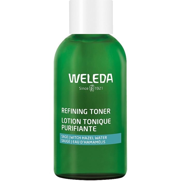 Тоник для лица Weleda Refining Toner Увлажняющий Для нормализации pH и сужения пор с органическим гамамелисом 150 мл (4001638589659)