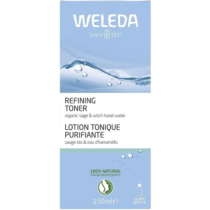 Тоник для лица Weleda Refining Toner Увлажняющий Для нормализации pH и сужения пор с органическим гамамелисом 150 мл (4001638589659) изображение 2
