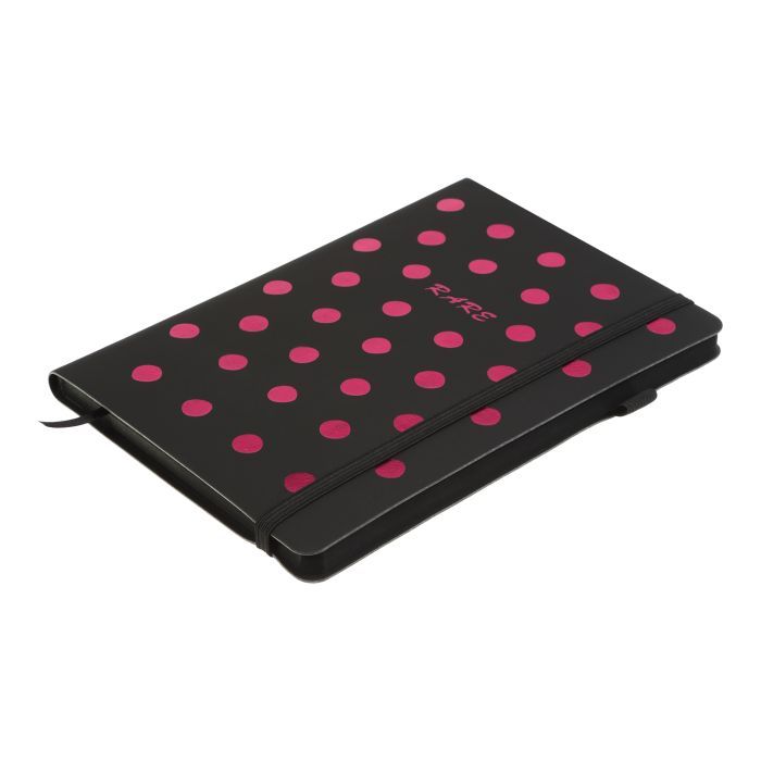 Книга записная Buromax RELAX А5 96 листов, чистый (черный бум.) розовый (BM.295422-10) изображение 3