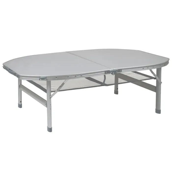 Туристичний стіл Bo-Camp Premium Oval 120x80 cm Grey (1404420) зображення 2