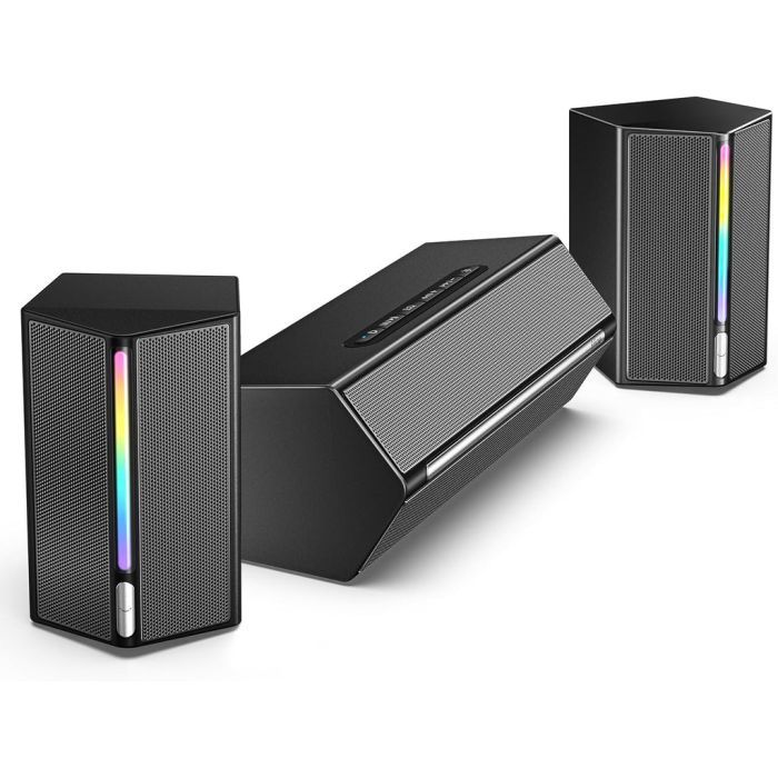 Акустична система Fifine A22 Gaming RGB Black (A22) зображення 3