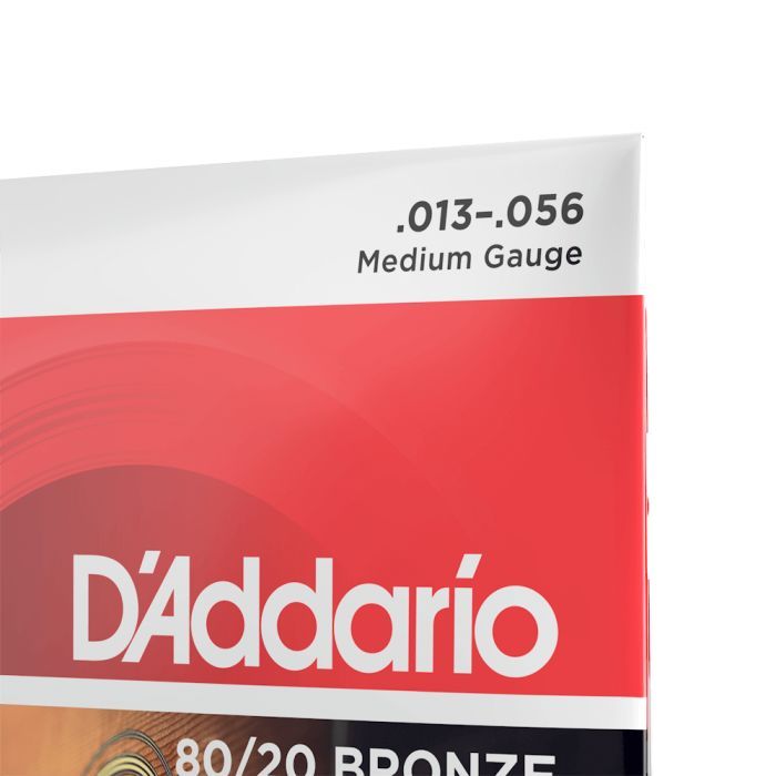 Струны для гитары D'Addario 80/20 Bronze Medium (13-56) (EJ12) изображение 4
