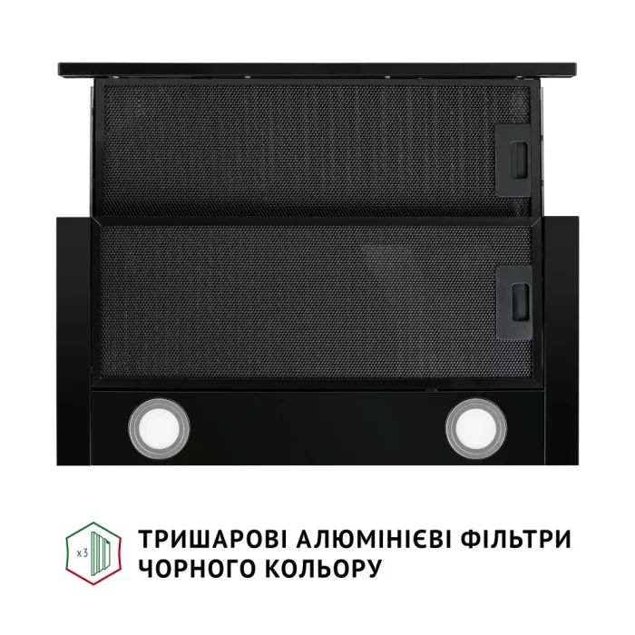 Витяжка кухонна Perfelli TL 6212 Full BL 700 LED зображення 7