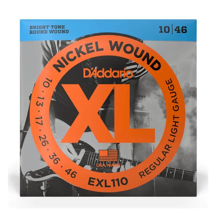 Струны для гитары D'Addario XL Nickel Wound Regular Light (10-46) (EXL110)