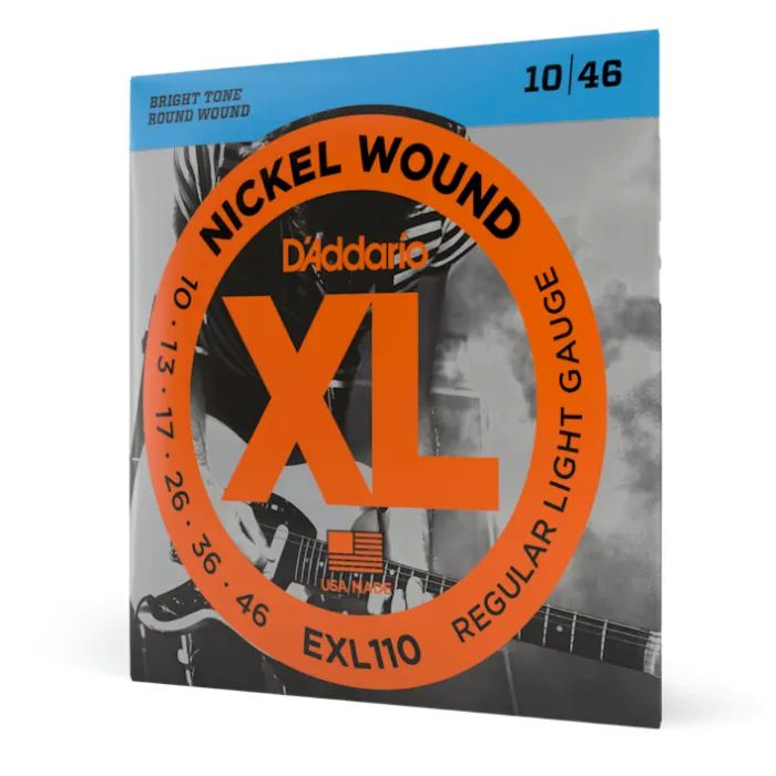 Струны для гитары D'Addario XL Nickel Wound Regular Light (10-46) (EXL110) изображение 2