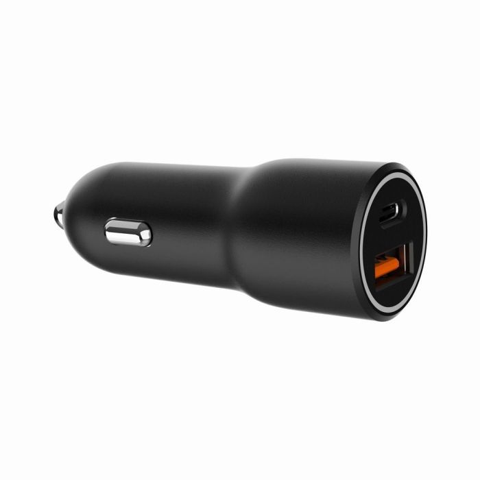 Зарядний пристрій Gembird 1xUSB-A (18W QC3.0) + 1xUSB-C (PD 20W) black (TA-UC-AC2PDQC38-CAR-01) зображення 2