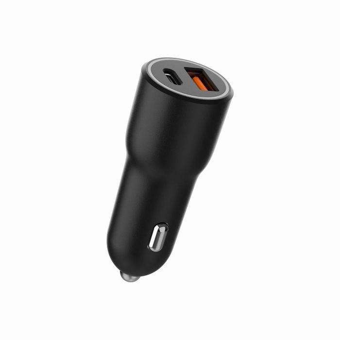 Зарядний пристрій Gembird 1xUSB-A (18W QC3.0) + 1xUSB-C (PD 20W) black (TA-UC-AC2PDQC38-CAR-01) зображення 6