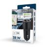 Зарядний пристрій Gembird 1xUSB-A (18W QC3.0) + 1xUSB-C (PD 20W) black (TA-UC-AC2PDQC38-CAR-01) зображення 8