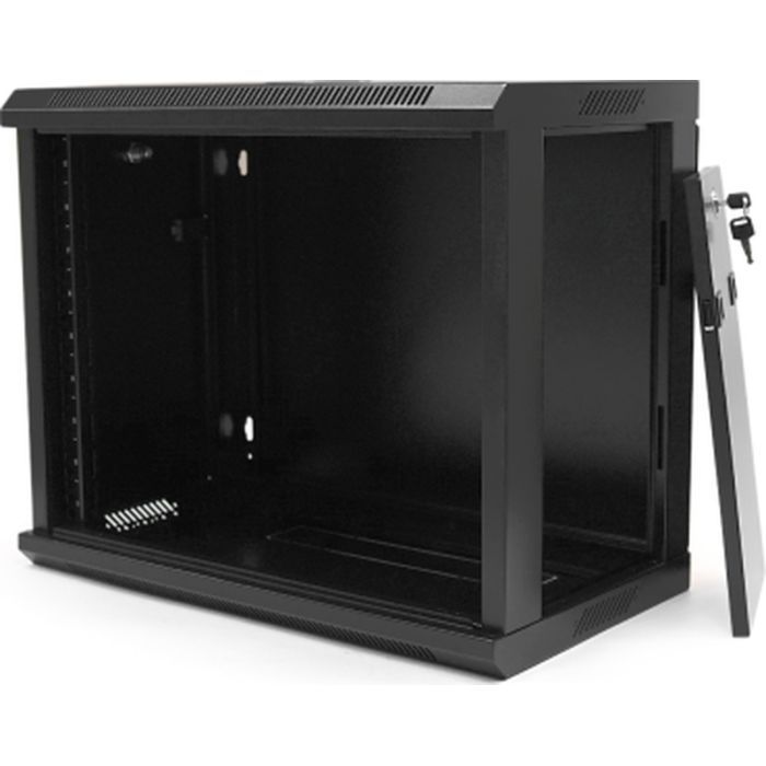 Шафа настінна Merlion 9U 19" 600*350*500 (Ш*Г*В)мм, black (MI3-6309 / 36528) зображення 3