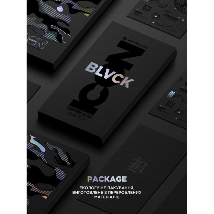 Скло захисне Armorstandart Supreme Plus Black Icon Apple iPhone 16 (ARM81395) зображення 11