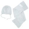 Шапка детская Na с шарфом (NA 1177-50-gray) изображение 5