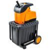 Садовий подрібнювач GTM DS2800/45, 220В, 2800Вт, до 45мм, ножі, контейнер 60л (DS2800/45)