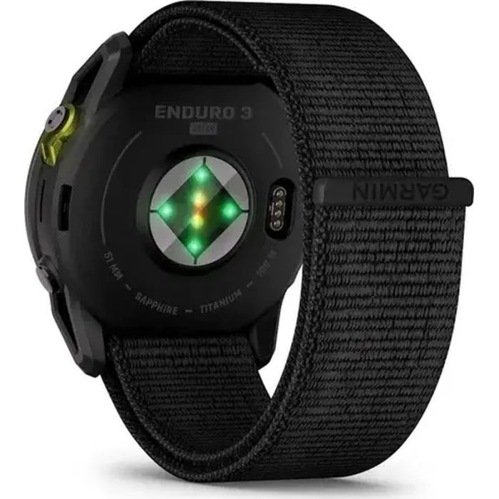 Смарт-часы Garmin Enduro 3, Crbn Gry DLC Ti w/Blk Sport Loop Band, GPS (010-02751-01) изображение 6