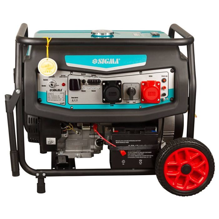 Генератор Sigma 220V/380V 3ф 9.5/10.0kW электрозапуск (5710531) изображение 3