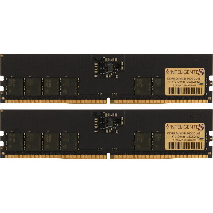 Модуль пам'яті для комп'ютера DDR5 32GB (2x16GB) 5600 MHz INTELIGENTES (IU5CIJ2/32)