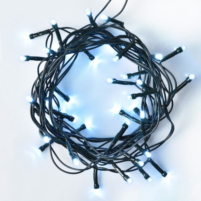 Гирлянда YES! Fun Нить 70 LED Холодно-белая 4.9 м 8 режимов Мерцание (974836)