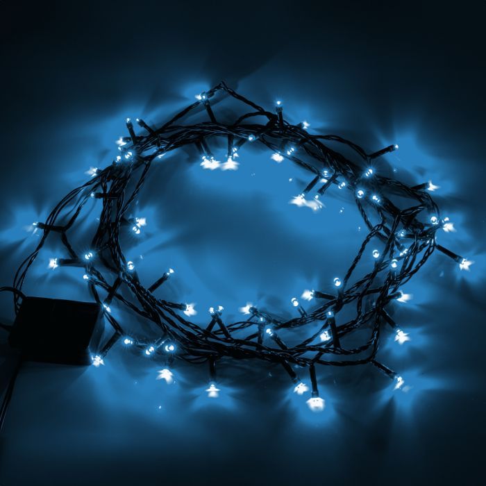 Гирлянда YES! Fun Нить 70 LED Холодно-белая 4.9 м 8 режимов Мерцание (974836) изображение 2