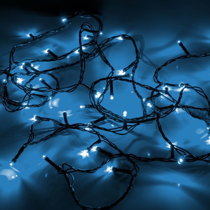 Гирлянда YES! Fun Нить 70 LED Холодно-белая 4.9 м 8 режимов Мерцание (974836) изображение 3