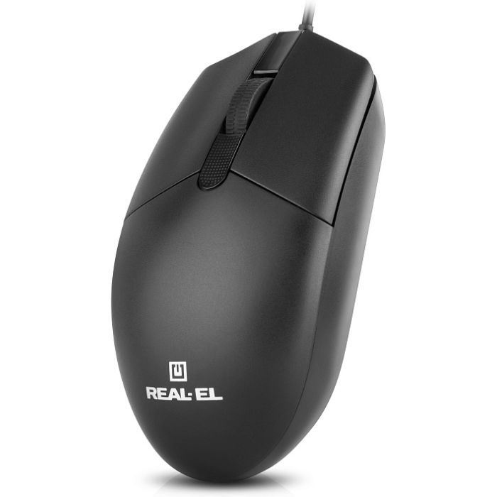 Мышка REAL-EL RM-210 USB Black (EL123200036) изображение 7
