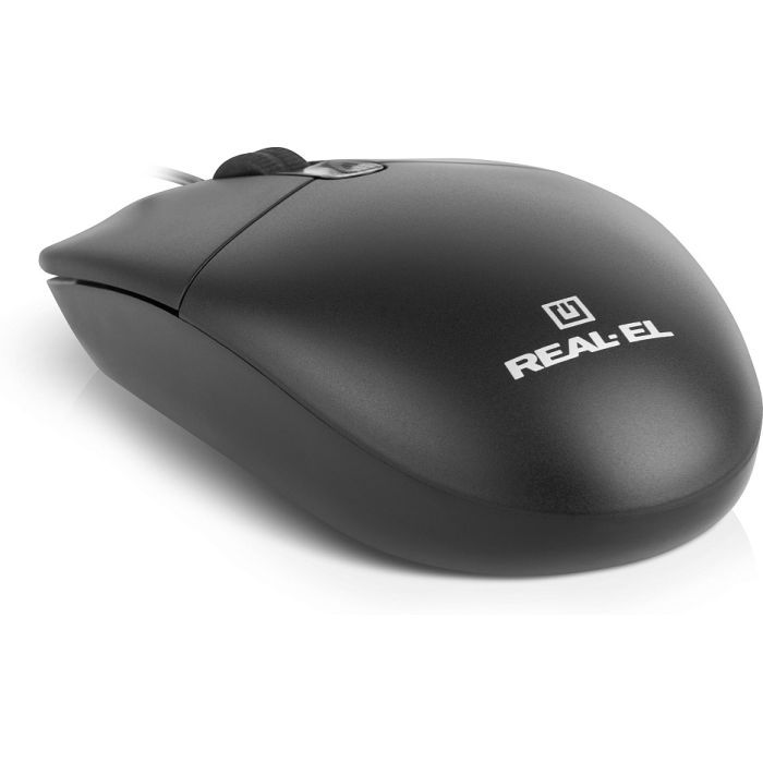 Мышка REAL-EL RM-210 USB Black (EL123200036) изображение 8