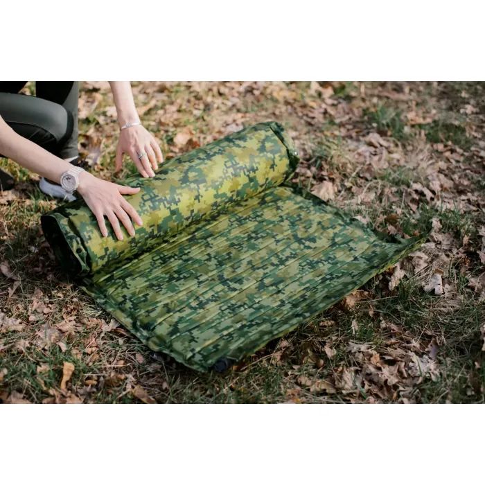 Туристичний килимок Tramp з можливістю зістібання 185х65х5 Camo (UTRI-007) зображення 12
