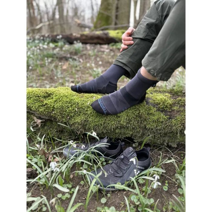 Водонепроницаемые носки Dexshell Running Lite 2.0 Socks сірі розмір L (43-46) (DS20610TLG2.0-L) изображение 5