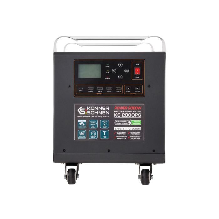 Зарядная станция Konner&Sohnen KS2000PS, 2000W, 1792Wh (KS2000PS) изображение 5