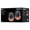 Набір склянок Ardesto Black Mars Favola 370мл, 2шт, скло, прозоро-золотистий (AR2637GL) зображення 4