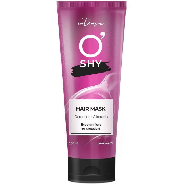 Маска для волос O'Shy Intense Ceramides & Keratin Эластичность и гладкость 200 мл (4820263233986)
