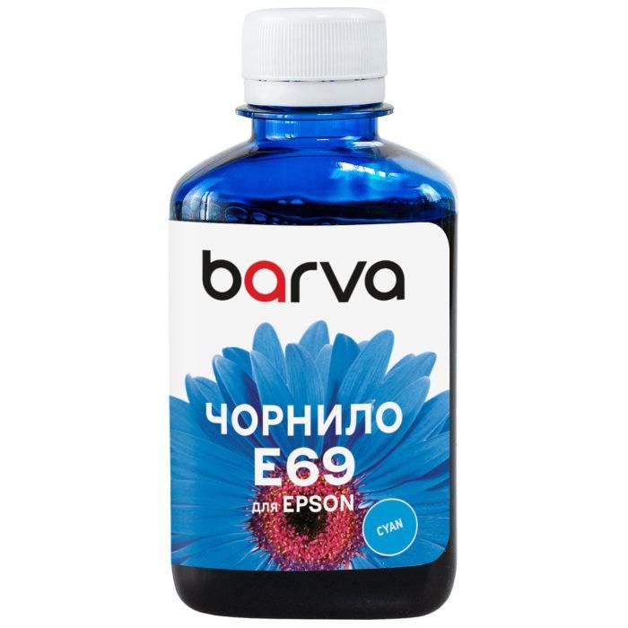 Чорнило Barva Epson T69, 180 мл, Pigm, Black (E69-940)