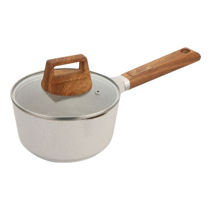 Ковш Bergner Naturally, з кришкою 16 см, 2 л (BG-30635-CR)