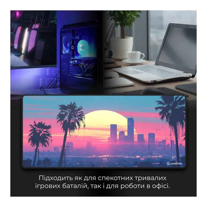 Коврик для мышки GamePro MP275S Speed/Control Black (MP275S) изображение 9