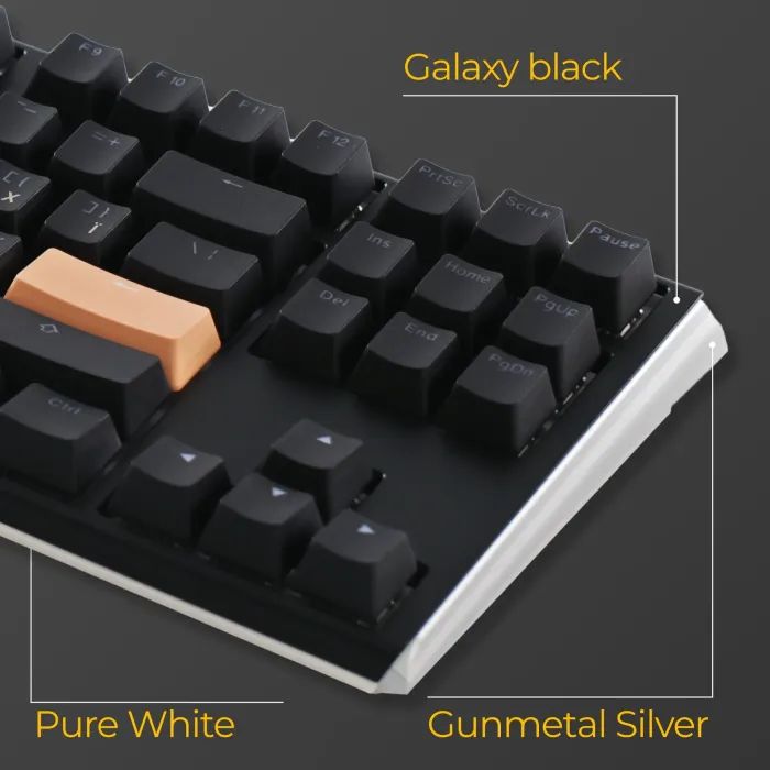 Клавиатура Ducky One 3 TKL Cherry MX Red RGB UA USB White (DKON2187ST-RUAPXPWWWSC1) изображение 10