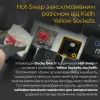 Клавиатура Ducky One 3 TKL Cherry MX Red RGB UA USB Black (DKON2187ST-RUAPXCLAWSC1) изображение 12