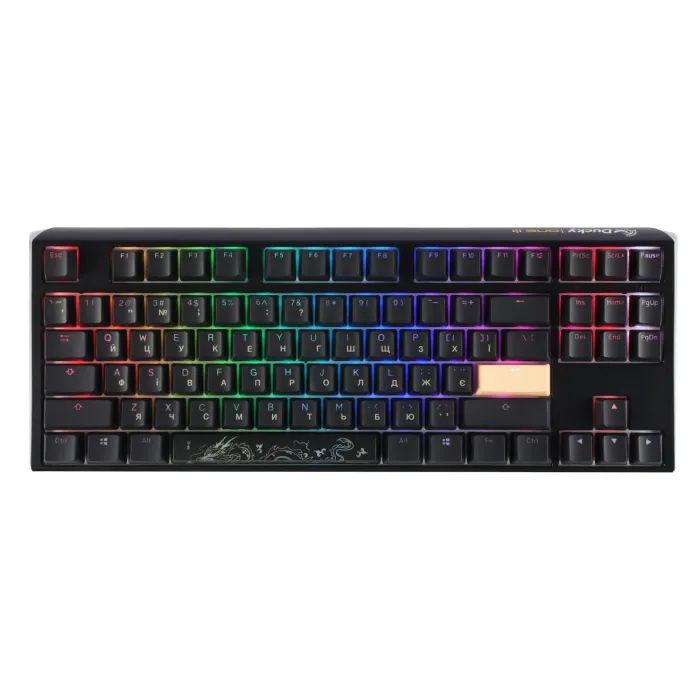 Клавиатура Ducky One 3 TKL Cherry MX Red RGB UA USB White (DKON2187ST-RUAPXPWWWSC1)