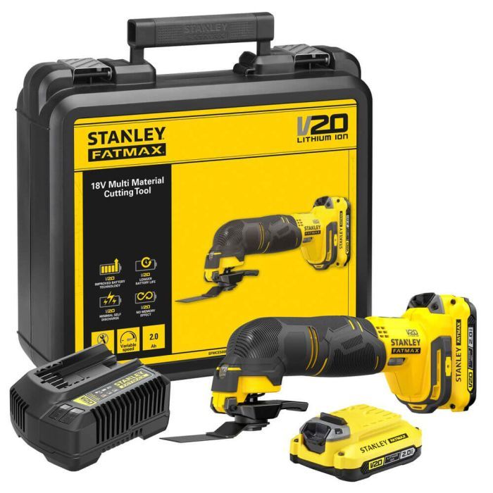 Реноватор Stanley FatMax,18В, 2x2Ah, Li-Ion, 8000-18000 об/хв, 1.40 кг (SFMCE500D2K) зображення 3
