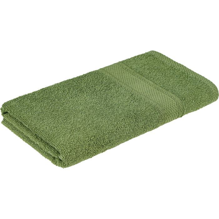 Полотенце Home Line махровое бордюрное (зеленое) 400 гр/м2, 40х70 см (181835)