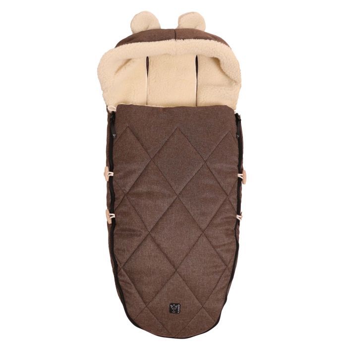 Чехол для ног Kaiser XL EARS WOOL 2 в 1, зимний, шоколадный (6582585)