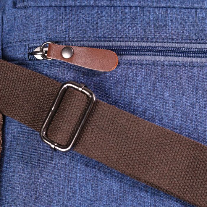 Сумка Vintage Через плечо из текстиля Синяя (21264) изображение 11