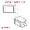 Электропечь Perfelli LAGGIO 37 BLACK RETRO изображение 12