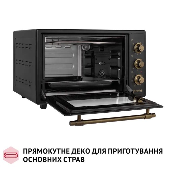 Электропечь Perfelli LAGGIO 37 BLACK RETRO изображение 8